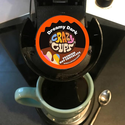 Crazy Cups Cappuccino & Hot Chocolate Variety Pack, Including Flavored Chocolate & Cappuccino Coffee for Keurig K Cup Machines, 40 Count