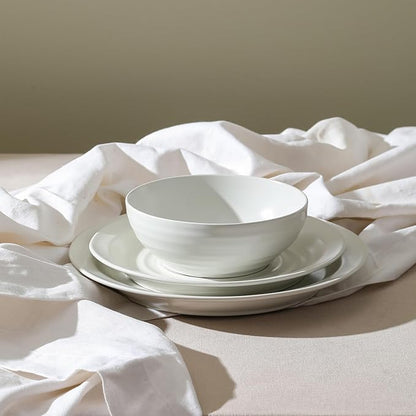 Stone Lain Orbit 16-Piece Dinnerware Set Stoneware, White