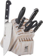 ZWILLING Pro 7-pc Knife Block Set - Rustic White