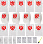 14 Packs 3D Airclean Bags Replacement for Miele FJM Vacuum Cleaner Bags,Compact C1, Compact C2, Complete C1, S241, S290, S300i, S500, S700, S4, S6 Series, Replaces Part 10123220