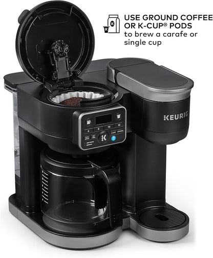 Keurig K-Duo Hot & Iced Single Serve & Carafe Coffee Maker – MultiStream Technology, 72oz Reservoir, Ideal for Holiday Hosting & Gift Giving (Gen 2)