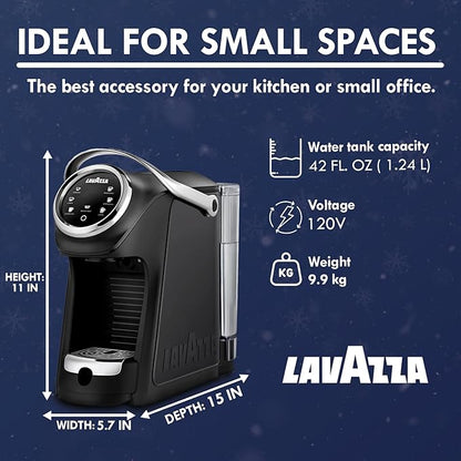Lavazza Classy Plus Coffee Maker – 72 Count Intenso Espresso Capsules – Dual Brew Espresso & Lungo Machine Compatible Expert Capsules