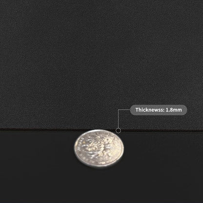 Table Pad Protector - 28x60 Inch Waterproof Easy to Clean Can Conceal Flaws Protector The Table Top from Scratches Used for Coffee Table (Black+Black 28x60)