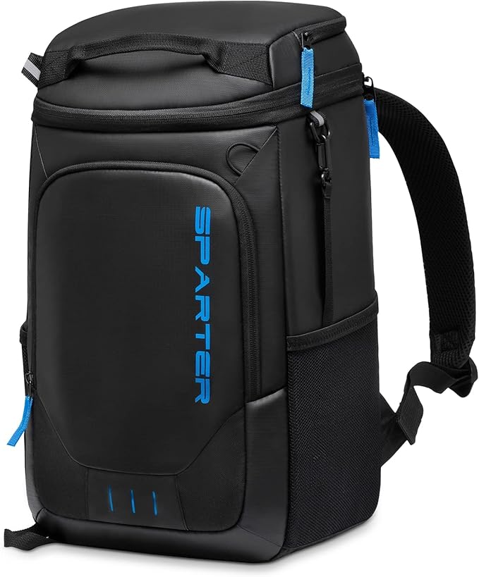 SPARTER Backpack Cooler Insulated Leak Proof 33/49 Cans, 2 Insulated Compartments Thermal Bag, Portable Lightweight Beach Travel Camping Lunch Backpack for Men and Women