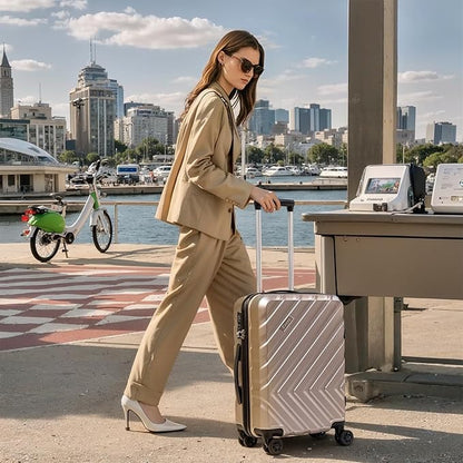 Luggage Sets 3 Piece,Suitcases with Wheels,Carry On Luggage Set 22x14x9 Airline Approved,Hardshell Luggage Sets With TSA Lock,20 Inch Carry On Suitcase