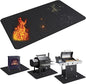 UBeesize Under Grill Mat - 60x42 inch Fireproof, Oil-Proof Waterproof Non-Slip BBQ Protector for Lawn, Smokers, Gas Grills, Deck and Patio
