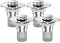 Sink Stopper Hair Catcher, Pop-up Sink Drain Strainer with Removable Stainless Steel Strainer Basket Hair Catcher, Bathroom Sink Strainer for Bathroom Sink Stopper Replacement