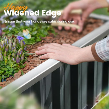 KING BIRD Galvanized Raised Garden Bed