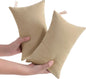NTBAY Tiny Pillows, Down Alternative 7"x11" Microfiber Mini Pillow for Travel, Pets, Soft Machine Washable Small Pillows for Neck, Wrist, Lumbar and Knee, Light Taupe