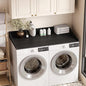 Washer and Dryer Countertop, 54'' Laundry Room Countertop Organization Laundry Table for Folding Clothes and Storage, Black