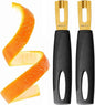 A Bar Above Premium Quality Channel Knife, Stainless Steel Bar Tool, Garnish for Cocktail Mixers, Lemon Zester, and Fruit Peeler, Professional Grade Bar Accessory, Gold