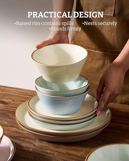 Famiware Saturn Stoneware Dishes Dinnerware Set