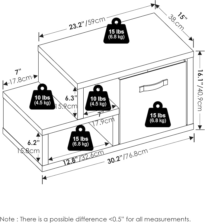Furinno Viola Multipurpose Shelf,