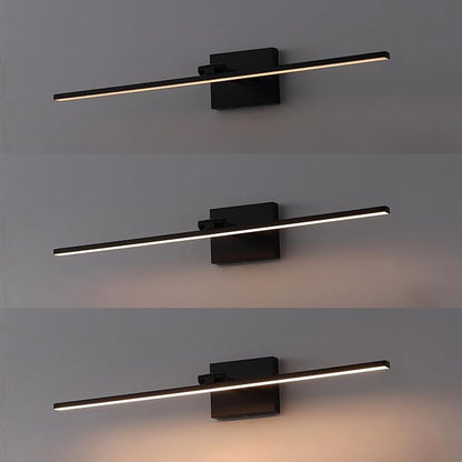 JONATHAN Y JYL7163C Santino 28" Modern Minimalist Swivel Integrated Dimmable LED Rechargeable Picture Light with Touch Sensor for Bedroom, Living Room, Kitchen, Office, Black