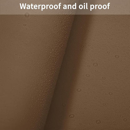 Table Pad Protector for Dining Room Table - Can Be Used On Both Sides Waterproof and Easy to Clean Good Flatness Used for Dining Table(Mud Color+Champagne Gold 54x72)