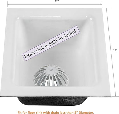 Leyso Heavy Duty Aluminum Drain Cover, Sink Drain Cover, Floor Drain Cover, Dome Strainer for Compartment Sink, Kitchen, Outdoor, Garden, Restaurant 5-1/2" W x 2-1/4"H (1 PCS)