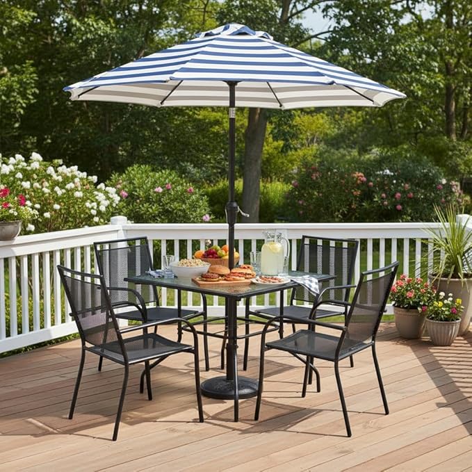 Tangkula 35 Inch Patio Dining Table