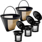 Reusable Coffee Pods for Ninja CPF301 Coffee Maker, 3 Pack Reusable K Cups Pods and 2 Pack Reusable Filters not for Ninja CFP101 & Ninja PB051