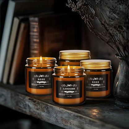 12 Pcs Scented Candles with Added Natural Essential Oils, 3.05oz, Suitable for Various Festivals, Parties, Yoga, and Home Scene