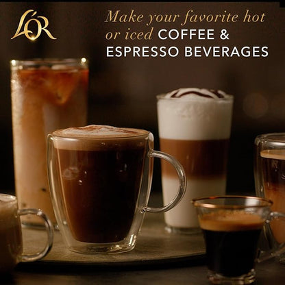 L'OR Espresso Capsules, 30 Count Onyx, Single-Serve Aluminum Coffee Capsules Compatible with the L'OR BARISTA System & *Nespresso Original Machines, 30 Count (Pack of 3)