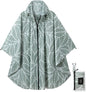Rain Poncho Jacket Coat Hooded Zipper Style for Women/Men/Adult with Pocket