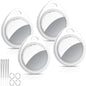 Air Tracker Tags-4 Pack, 5.3 Bluetooth Tracker Work with Apple Find My (iOS Only), 100dB Sound Finder, Smart Tags with Keychain/Lanyard, Item Finder for Luggage/Key/Suitcase, Replaceable Battery.
