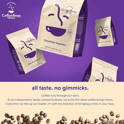 Coffee Bean Direct 0 Dark 30 Blend, Whole Bean Coffee, Rich Flavor, Mixed Roast Level, 5 Pound Bag (Pack of 1)