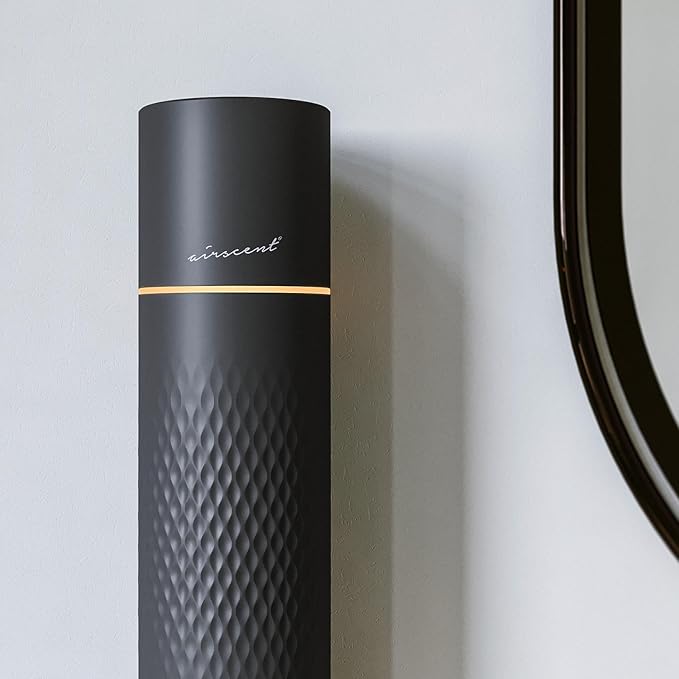 The AirScent Waterless Diffuser - Cold Air Scent Diffuser Oil Machine for Homes, Offices, Hotels and Spas - Aromatherapy Diffuser for Aesthetic Scenting - Black - 4.05 Oz - Fragrance Not Included