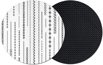 Modern Abstract Coasters Set of 2, Absorbent Coasters