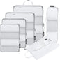 BAGAIL 6 Set Ultralight Compression Packing Cubes Packing Organizer for Travel Accessories Luggage Suitcase Backpack