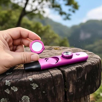 Multifunctional Survival Emergency Whistle for Kids with Compass Hiking Survival, Thermometer & Neck Lanyard | Emergency Safety Gear for Hiking, Camping, Kayaking, Boating, Climbing