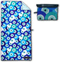 ECCOSOPHY Microfiber Beach Towel - Sand Free Towels are Quick Dry, Light Weight, Super Absorbent - Perfect Pool, Travel, Cruise, Camping Essentials - Oversized Extra Large for Adults 71x35 in