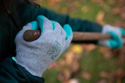 G & F Products Gardening Gloves for Women - 12 Pairs of Breathable Rubber Coated Yard Garden Gloves with Non-Slip Grip - Outdoor Protective Work Gloves, Rose Pink & Jade Green, Large.