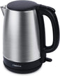 Electric Kettle, 1.7 Liter Stainless Steel Tea Kettle with Blue LED Light, Fast Heating Countertop Tea Maker Hot Water Boiler with Auto Shut-Off & Boil Dry Protection, Black
