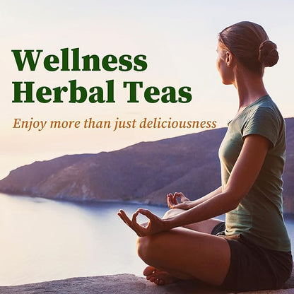 FullChea - Rosemary Tea Bags, 36 Teabags, 1.5g/bag - Premium Dried Rosemary Leaves - Cultivated From Egypt - Non-GMO - Caffeine-free - Distinct Flavor & Support Digestion