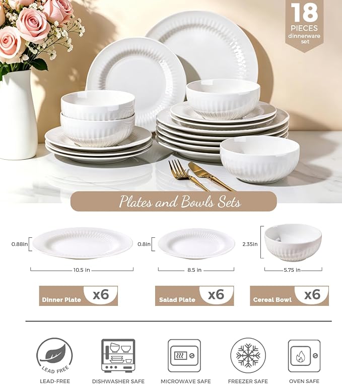 LERATIO Ceramic Dinnerware Sets
