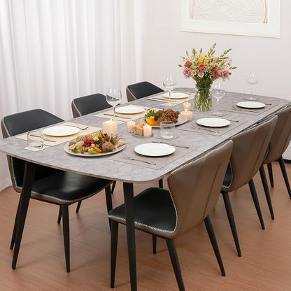 Vinyl Placemats Set of 4, Dual Sided Place Mats