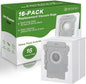 16 Pack Vacuum Bags for i7, i7+, i7Plus, i8, i8+, i3, i3+, i4, i4+, i6, i6+, s9, s9+, s9Plus, i and s Series Clean Base Automatic Dirt Disposal Bags