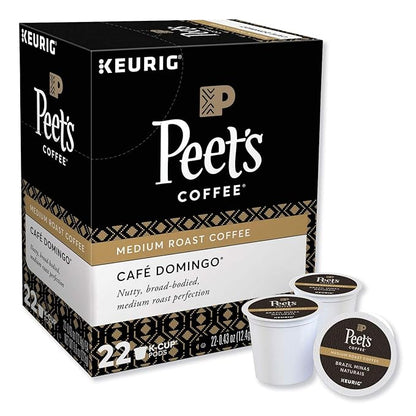 Peet's Coffee Café Domingo, Keurig K-Cups, 96 Count
