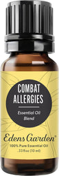 Edens Garden Combat Allergies Essential Oil Blend- 100% Pure Premium Grade, Undiluted, Natural, Therapeutic, Aromatherapy, The Best for Diffusing, Skin, Humidifiers, Face 10 ml (.33 fl oz)