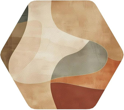 Minimal Abstract Shapes Print Coasters