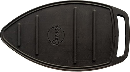Encasa XO Silicon Mat for Hot Iron Rest - Heat Resistant, Anti - Slip, Thicker Pad for Protecting Your Table During Ironing, Non-Burning, Machine Washable, Durable - Black