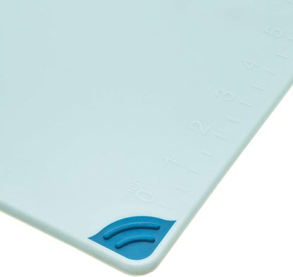 San Jamar Saf-T-Grip Plastic Cutting Board with Safety Hook, 9" x 12" x 0.375", Blue, (Pack of 6)
