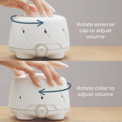 Yogasleep Dohm (Gray) The Original White Noise Machine, Relaxing Natural Sound from a Real Fan, Noise Cancelling for Office Privacy, Sleep Aid for Adults & Baby, Travel Size Pink Noise Machine
