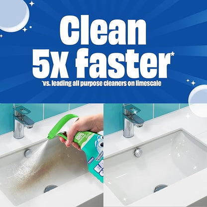 Scrubbing Bubbles Easy Clean Foaming Multipurpose Bleach-Free Bathroom Cleaner, Fast-Acting Foam Cleans Limescale, Dirt and Grime on Showers, Sinks, Toilets, Tiles, Counters, & More, 32oz Spray