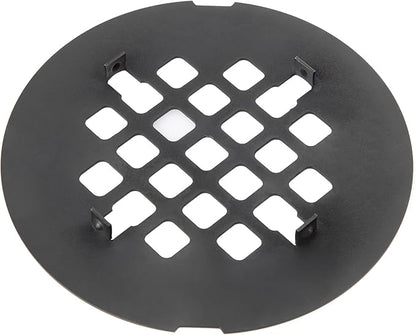 Artiwell 4-1/4” OD Snap-in Shower Drain Cover, Round Shower Drain Strainer Grid, Replacement Cover, Designed for Long-Lasting