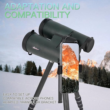 12X50ED Compact Binoculars for Adults – High-Powered BAK4 Prisms, Diamond White Coating, Waterproof & Fogproof, Rubber Armored – Ideal for Bird Watching, Hunting, Travel, Outdoor Sports