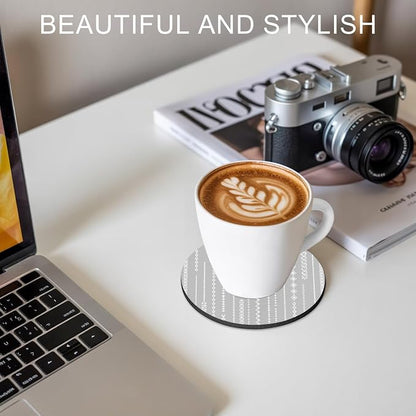 Modern Minimalist Art Coasters Set of 2, Absorbent Coasters