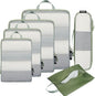 BAGAIL 6 Set Ultralight Compression Packing Cubes Packing Organizer for Travel Accessories Luggage Suitcase Backpack