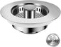 3-in-1 Kitchen Sink Drain Strainer with Bounce Core - Universal Stainless Steel Drain Stopper，Easy to Install & Clean, Upgraded Design